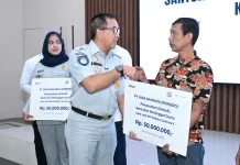 Jasa Raharja Serahkan Santunan kepada Ahli Waris Korban KM Mutiara Sentosa II