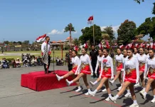 Lomba Gerak Jalan Tingkat SMP Semarakkan HUT ke-81 Kemerdekaan RI