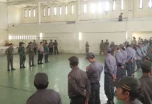 Sambut HUT ke-81 RI, Danramil Nusa Penida Hadiri Lomba Satlinmas