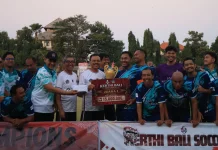 Disdikpora Juara Kompetisi Mini Soccer Kerthi Bali IV