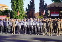 Bupati Satria Buka Lomba LKBB Satlinmas 2026