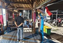 Antisipasi C3, Patroli Malam Polsek Dawan Sambangi Pelabuhan Angkal