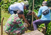 Danramil Penebel Dorong Penghijauan dan Kelestarian Lingkungan