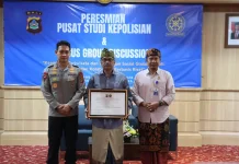 Polda Bali dan Unud Resmikan Pusat Studi Kepolisian Berbasis Riset