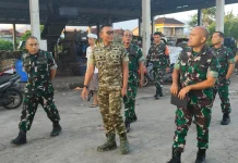 Kapoksahli Pangdam IX/Udayana Gelar Kunjungan Kerja ke kabupaten Klungkung