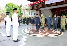 Paskibraka Denpasar Dikukuhkan, Siap Kibarkan Merah Putih pada HUT ke-81 RI