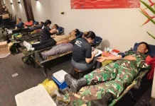 Kodim Klungkung dan Wyndham Gelar Donor Darah Bersama