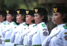 Bupati Satria Kukuhkan Anggota Paskibraka Kabupaten Klungkung Tahun 2026