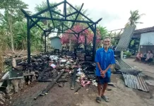 Rumah Pemangku Pura Prajapati di Jembrana Ludes Terbakar