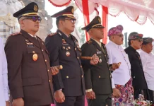 Kapolres Gianyar Hadiri Upacara Detik-detik Proklamasi Kemerdekaan RI ke-81