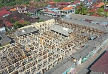 Relokasi Pedagang Pasar Mentigi Dimulai, Pastikan Kenyamanan Tempat Penampungan