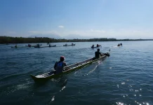 Lomba Sampan Tradisional Hibur Warga pada HUT Kota Negara ke-131