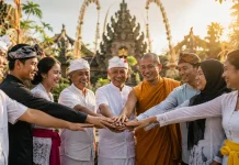 Bali Damai Bebas Rasisme, Tokoh Adat dan Agama Ajak Jaga Kerukunan