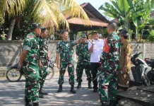 Dandim Tabanan Tinjau Lahan KDMP, Pastikan Kesiapan Program Ekonomi Desa