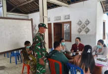 Babinsa Sulang Dampingi Posyandu ILP Tingkatkan Kesehatan