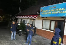 URC Jatanras Polda Bali Patroli Malam Jaga Kamtibmas