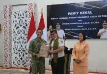 Dandim Hadiri Pamit Kenal Kalapas IIB Tabanan Perkuat Sinergitas