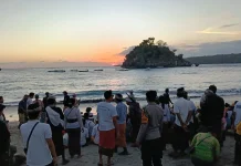 Polsek Klungkung Kawal Nyegare Gunung