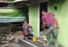 Kodim Klungkung Rehab Jamban Sehat Warga Takmung