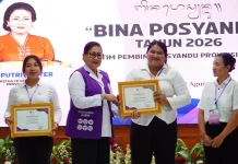 Ny. Putri Koster Minta Ilmu Bimtek Posyandu Tak Berhenti di Ruang Pelatihan