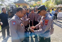 Tingkatkan Disiplin dan Profesionalisme, Polsek Dentim Gelar Ops Gaktibplin