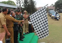 Sembilan Truk Bantuan Logistik dari Bali Berangkat ke NTT