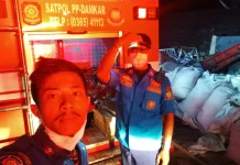 Pabrik Beras di Melaya Terbakar, Kerugian Ratusan Juta