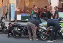 Tim Gabungan Tertibkan Parkir Liar di Jalan Kartika Plaza Kuta