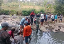 Gotong Royong Babinsa dan Krama Subak Sigaran Perkuat Pasokan Air Pertanian
