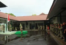 Haornas Memperkuat Disiplin dan Hidup Sehat Prajurit TNI