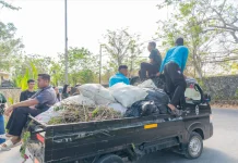 Aksi Bersih Karangmas Kumpulkan 138 Kg Sampah