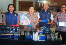 Polisi Ringkus Lima Pencuri Baterai Tower BTS, Satu Pelaku Diburu