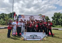 Softball Liga 2026 Berakhir, Red Sox Boyong Piala Bergilir Bupati Badung