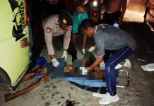 Sopir Asal NTB Tewas Terkena Ledakan Ban Truk di Jembrana