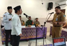 Anggota BPD Kampung Toyapakeh Resmi Dilantik