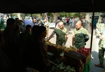 Kodim Tabanan Ramaikan Bazar Murah HUT ke-81 TNI