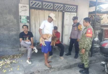 Babinsa Desa Tista Ajak Warga Peduli Kesehatan Hewan dengan Vaksinasi Rabies