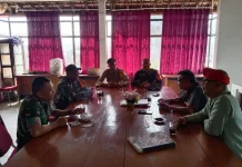 Danramil Pupuan Pererat Komunikasi dan Jaga Kondusivitas Wilayah