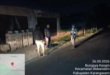 Patroli Dini Hari, Polsek Bebandem Sasar Titik Rawan
