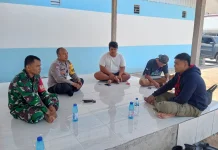 Sambang Dialogis, Bhabinkamtibmas Kesiman Petilan Ajak Warga Waspada Kebakaran