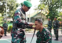 Kodim Klungkung Lepas Dua Prajurit, Terima Tiga Anggota