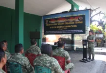 Kodim Tabanan Perkuat Kemampuan Aparat Kewilayahan