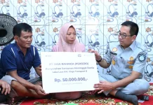 Jasa Raharja Serahkan Santunan kepada Tiga Ahli Waris Korban KM Virgo