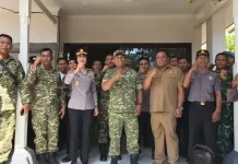 Perkuat Sinergitas, Forkopimcam Blahbatuh Kunjungi Koramil Peringati HUT TNI