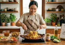 Rahasia Meracik Spaghetti Ayam Betutu Kekinian untuk Menu Spesial di Rumah