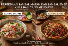Menilik Perbedaan Sambal Matah dan Sambal Embe Khas Bali yang Mendunia