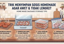 Trik Menyimpan Sosis Homemade agar Awet dan Tidak Lengket