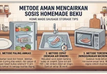 Ini Tiga Metode Aman Mencairkan Sosis Homemade Beku