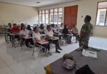 Danramil Kerambitan Tanamkan Wawasan Kebangsaan kepada Calon Tenaga Kerja