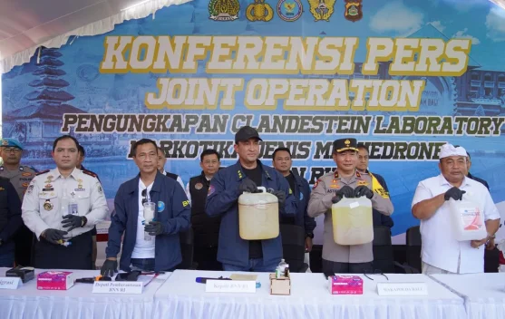 Imigrasi, BNN, dan Bea Cukai Bongkar Laboratorium Narkoba Milik WNA Rusia di Bali